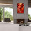 «Jocey Lower Antelope Canyon Ladder» par - reproduction d'art sur toile tendue-415084843
