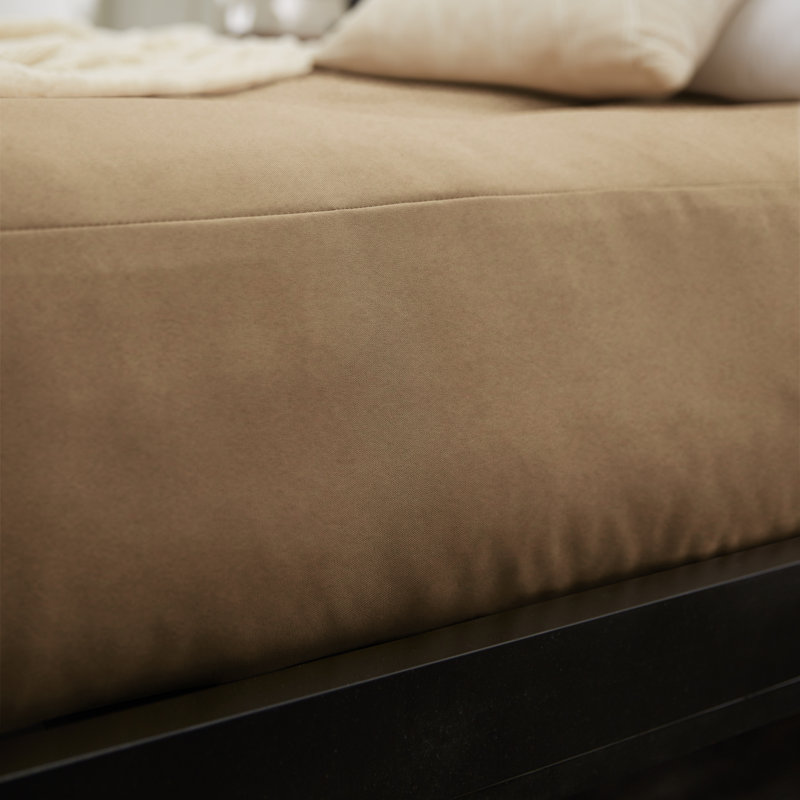 Matelas de futon en coton Boylston, Kaki, Double