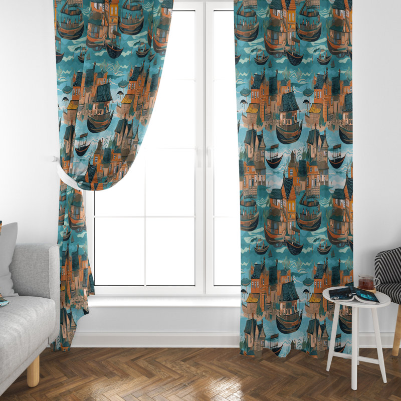 Paire de rideaux obscurcissant Paviour, L 40 po x L 52 po