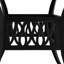 Cranon Square Metal Outdoor Dining Table With Umbrella Hole , 90cm cm W 90cm cm D-163305640-163305641