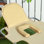 Chaise de jardin pliante avec 5 positions inclinables, trou pour le visage, fentes pour accoudoirs et coussin pour patio, plage, piscine, fentes de détente de plage beige, jardin pliable