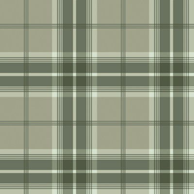 Emma Evergreen Plaid Wallpaper