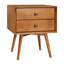 Table de chevet en bois massif Mid-Century-857961506