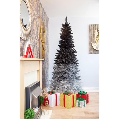 6.89' H Lighted Artificial Christmas Tree