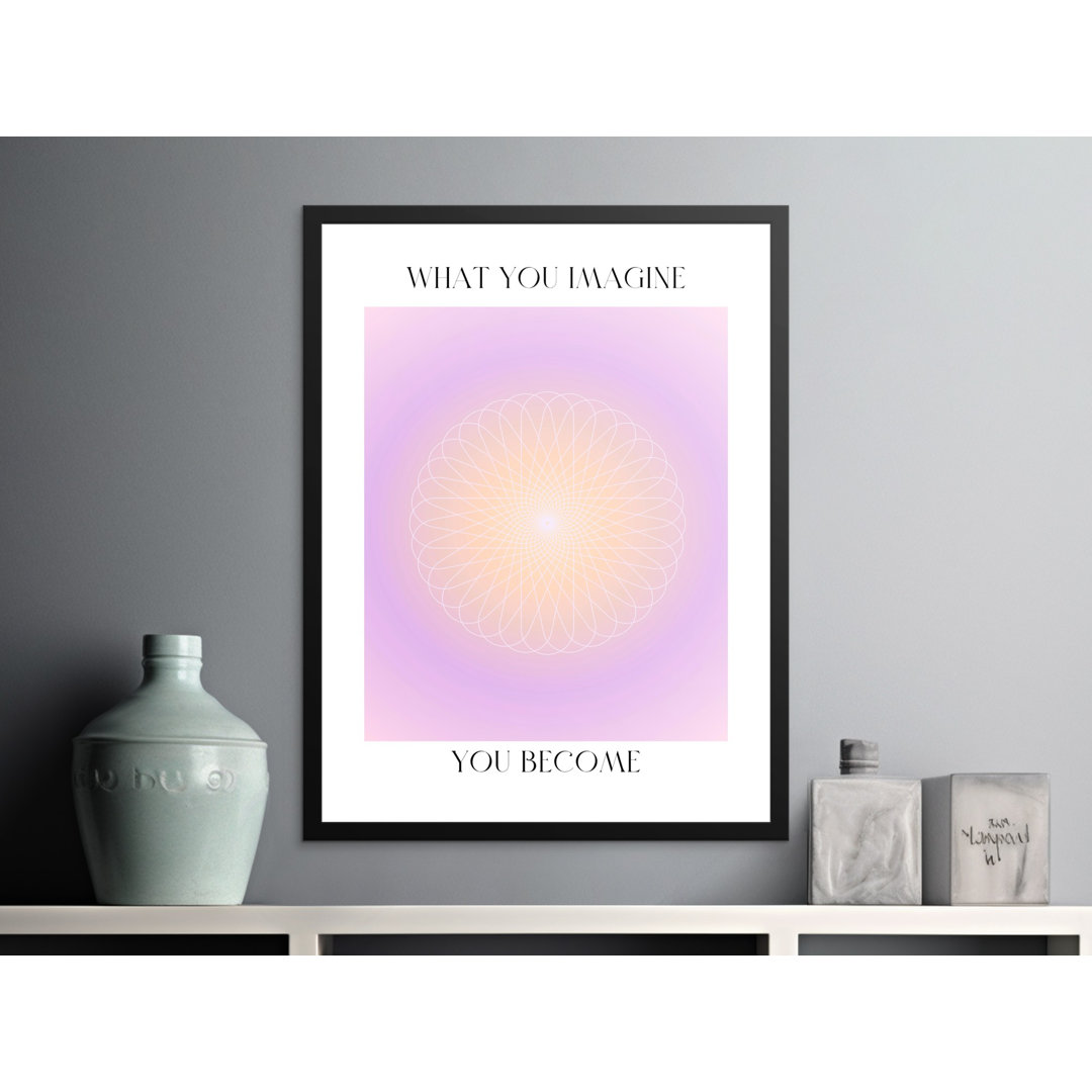 Aura Abstract Matte Poster