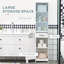 Grande armoire à linge avec 3 tablettes ouvertes