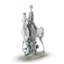 Woman on Horse Figurine