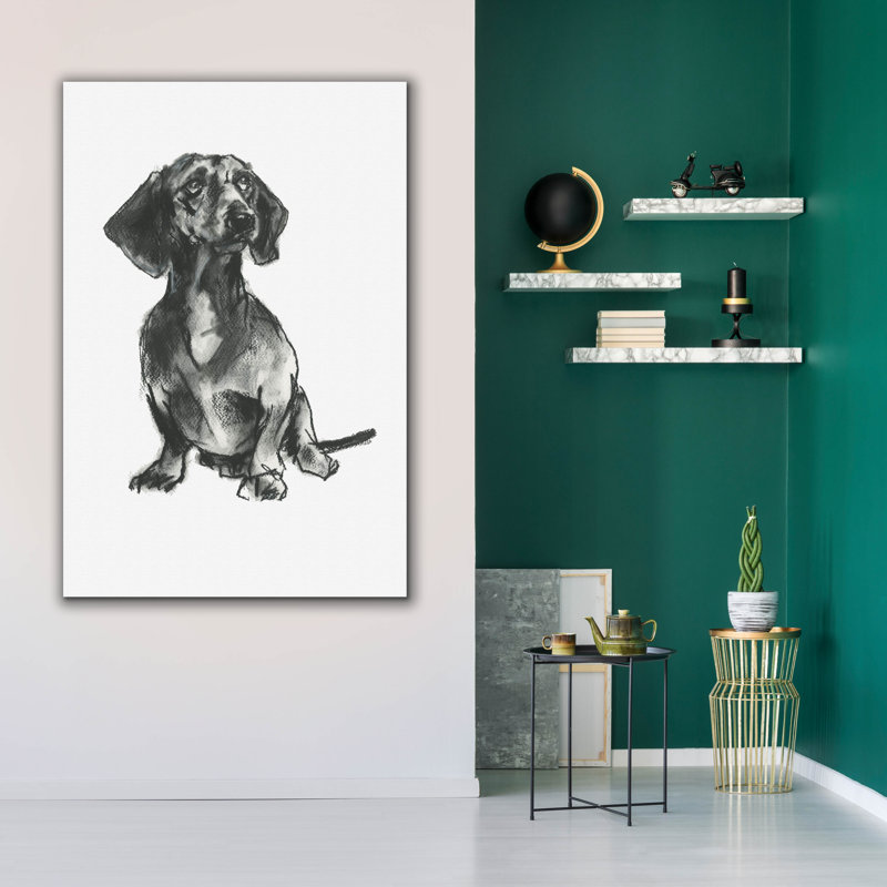 Toile épique Graffiti «Doggy Expressions 4» par Cartissi, 40 po x 60 po
