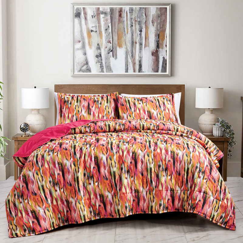 Eclectic Abstract Duvet Cover, Queen