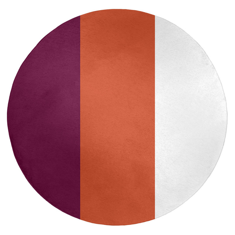 Chenille Indoor Rug, Round 5'