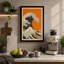 The Great Wave Japandi - Wrapped Canvas-1657556996-1657557010