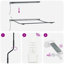 Ebern Designs Polyester Cover Retractable Patio Awning-946425485-946425483