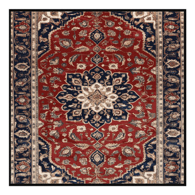 Tapis brun lavable à la machine