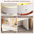 Small Vanity Desk Adjustable Tabletop Length,Storage Cabinet Reversible Layout,Vanity Detachable Mirror