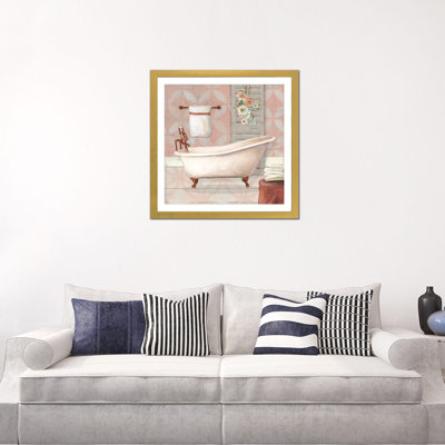 «Blush Bath I» par Carol Robinson - reproduction imprimée