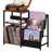 Record Player Stand With Vinyl Storage, 3 Tier Turntable Stand With Display Shelf Storage Up To 150 Albums,Brown End Table For Living Room-1966718236