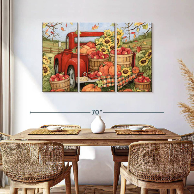 Truckin Along II, 36" H x 57" W