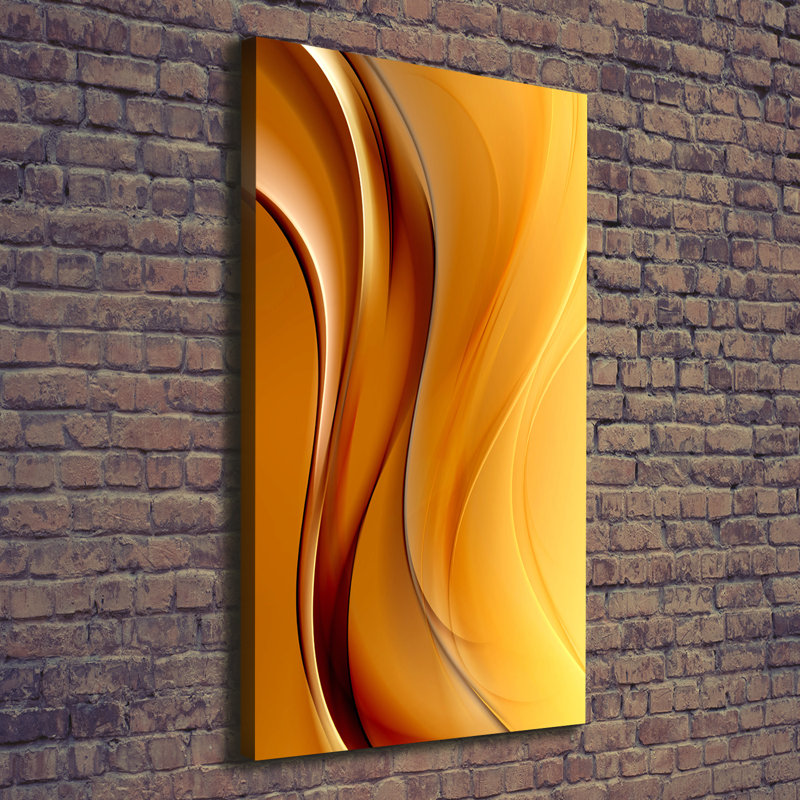 Wave Abstraction - Wrapped Canvas Print