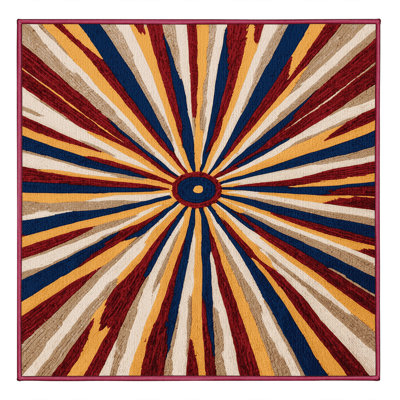  Tapis hawaïen lavable Sun Rays