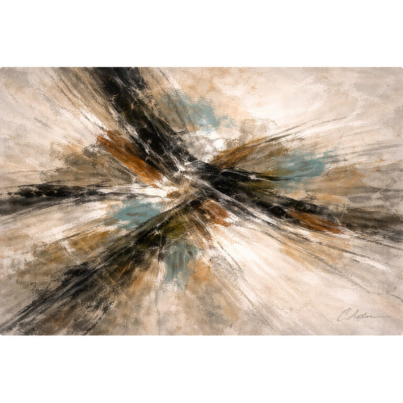«Rust Passage», art mural sur toile tendue, L 16 po x H 12 po x P 1 po