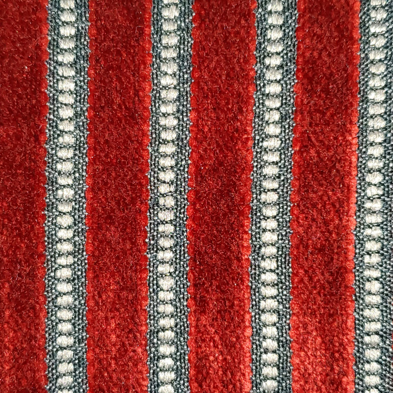 Coussin rayé rayé Rockefeller