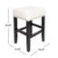 Tabouret de comptoir sans dossier, ensemble de 2-349925397-349925392
