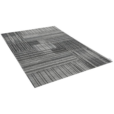 Rectangular Patchwork; Geometric Area Rug