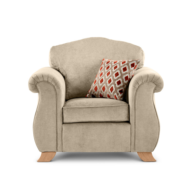 Aadvik Upholstered Armchair, Mink