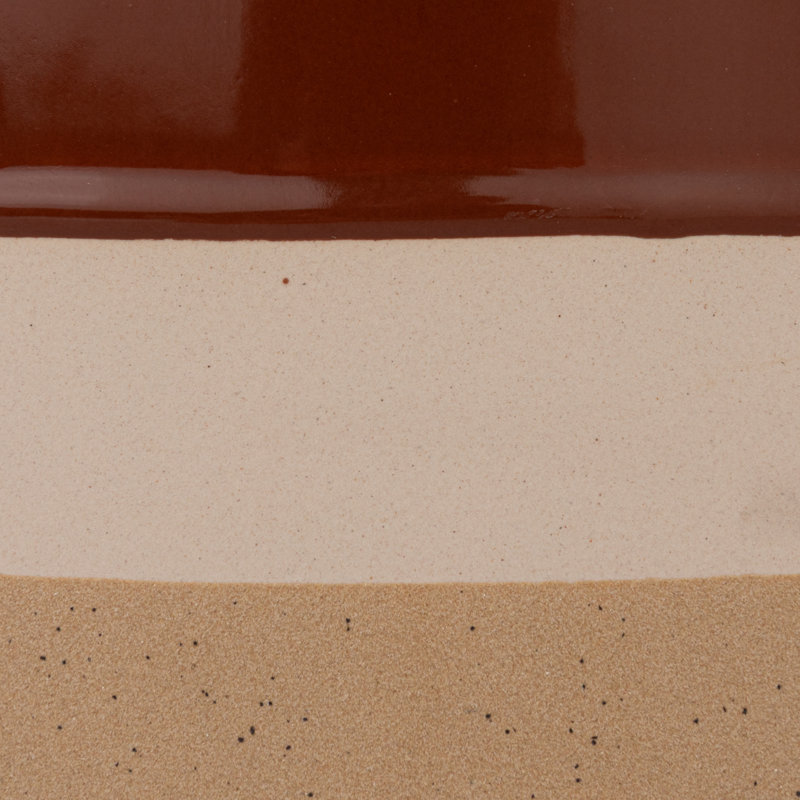 Rust Stoneware Floor Lamp