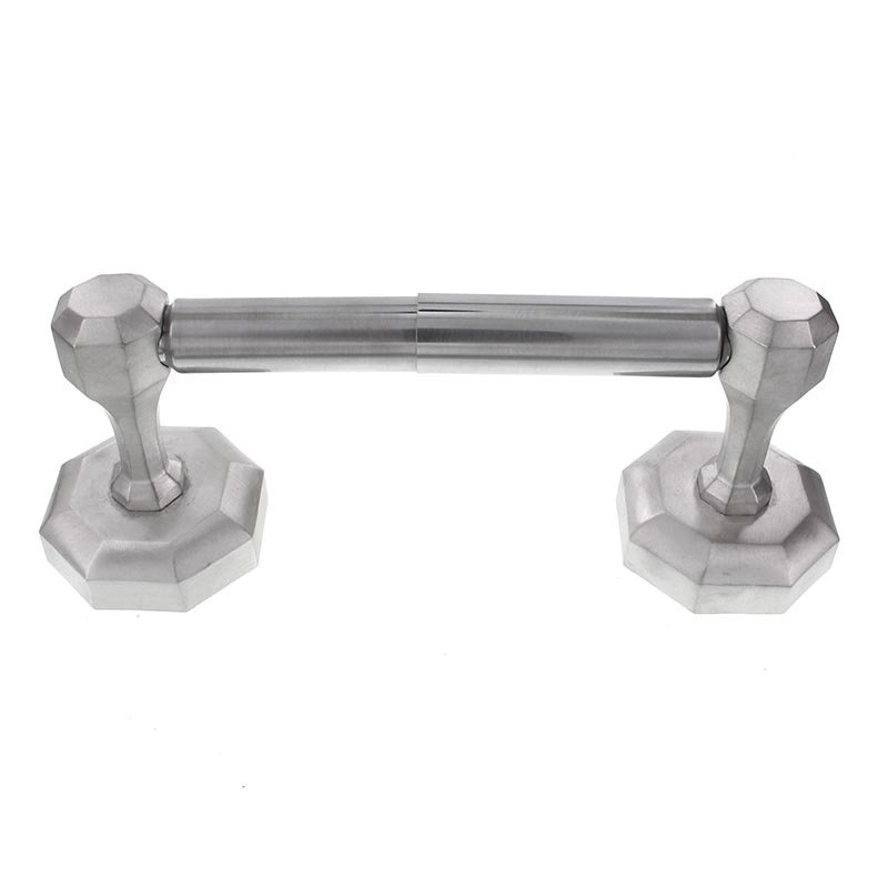 Archimedes Wall Mounted Spring Toilet Paper Holder, Satin Nickel