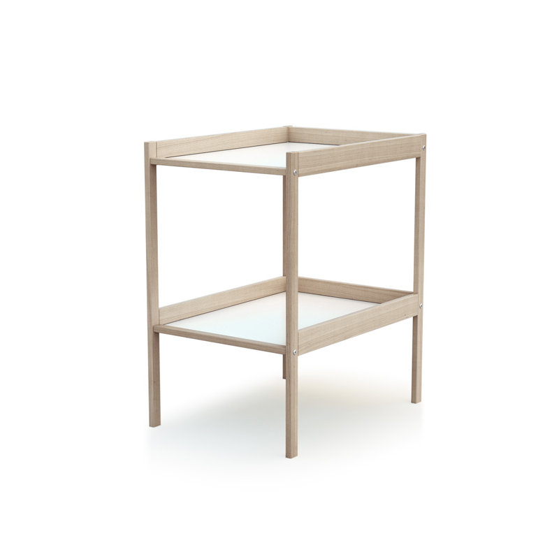 Ofelia Simple Changing Table, Brown/Grey