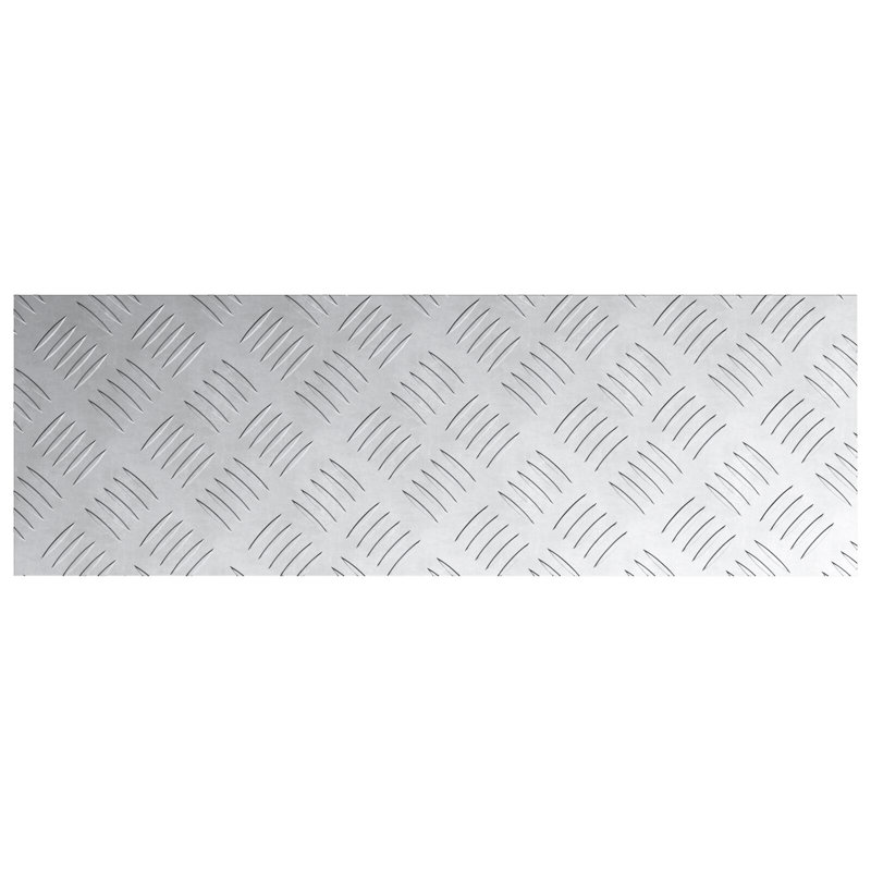 Grey Metal 0.3 Cm Stair Treads Rectangular, Rectangle 20cm x 60cm