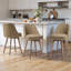 Tabouret de comptoir pivotant 26 po Makylia-1851578247
