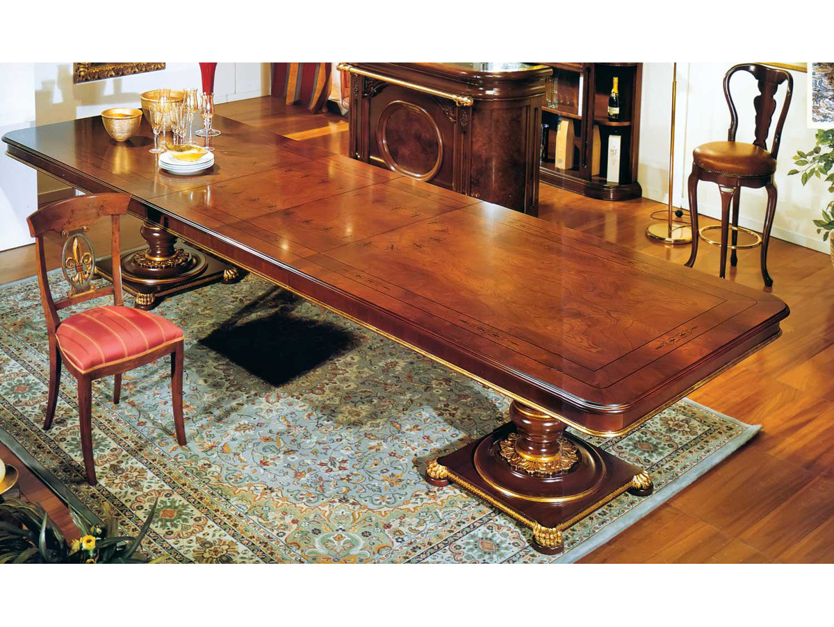 David Michael Extendable Solid Wood Dining Table | Perigold