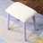 Maly Contemporary Wood Vanity And Stool Set, Purple-536743788
