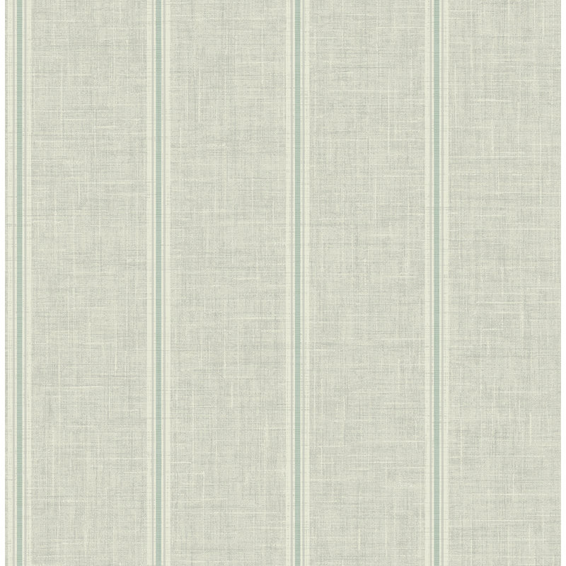 Papier peint Tiffnie, Lin métallique / aloès