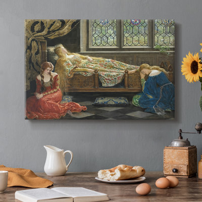 La belle au bois dormant-John Collier-Gallery, toile tendue-1921