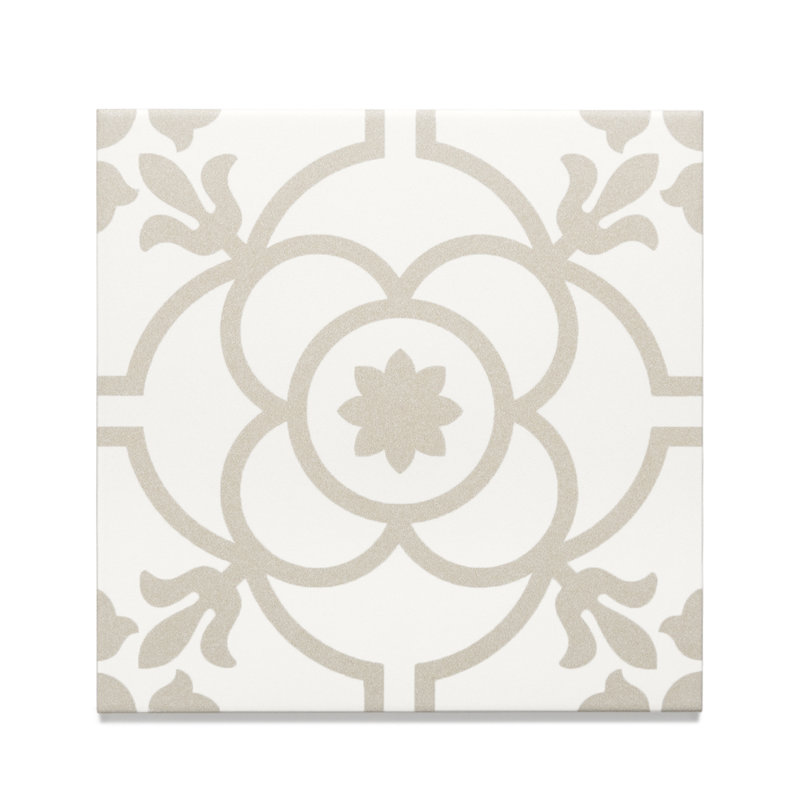 Carreau de porcelaine mat pour plancher et mur 8 po x 8 po Kindred, Os