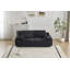 Canapé modulaire à compression avec mousse à mémoire de forme haute densité et tissu en velours côtelé Scandia-118216683