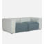 Canapé modulaire rembourré 2 pièces Camoya -1722630533