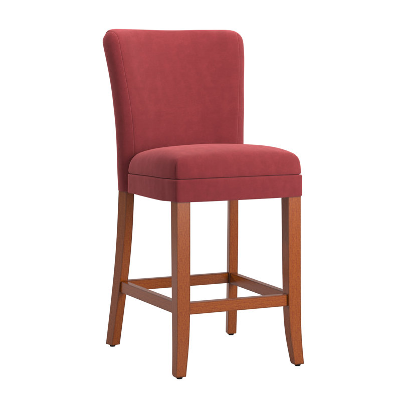 Lancaster 26" Counter Stool, Cranberry Red