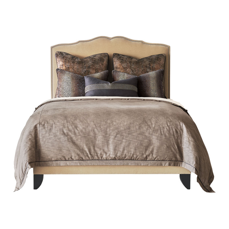 Ensemble de housse de couette en mélange de coton Priscilla, Housse de couette pour lit de jour et 2 taies déc