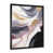 Impression noire sur toile encadrée sélectionné