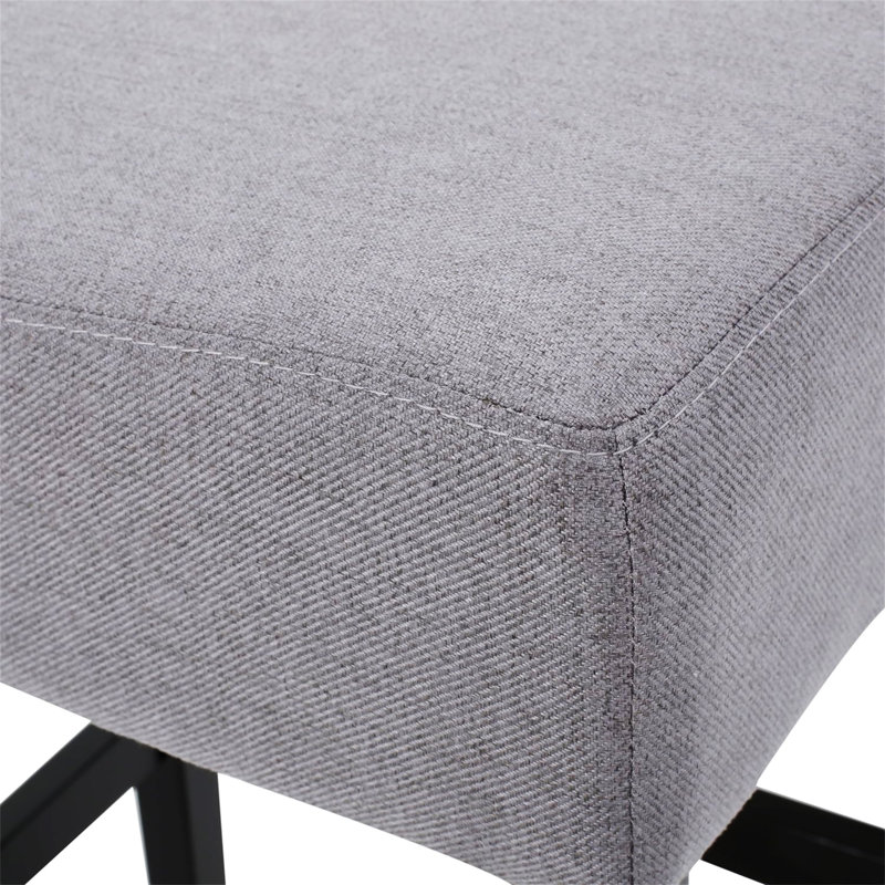 ZUMA KD BACKLESS COUNTER STOOL,Dining Chairs,dining room chair,dinning chair,kitchen chair, Gray