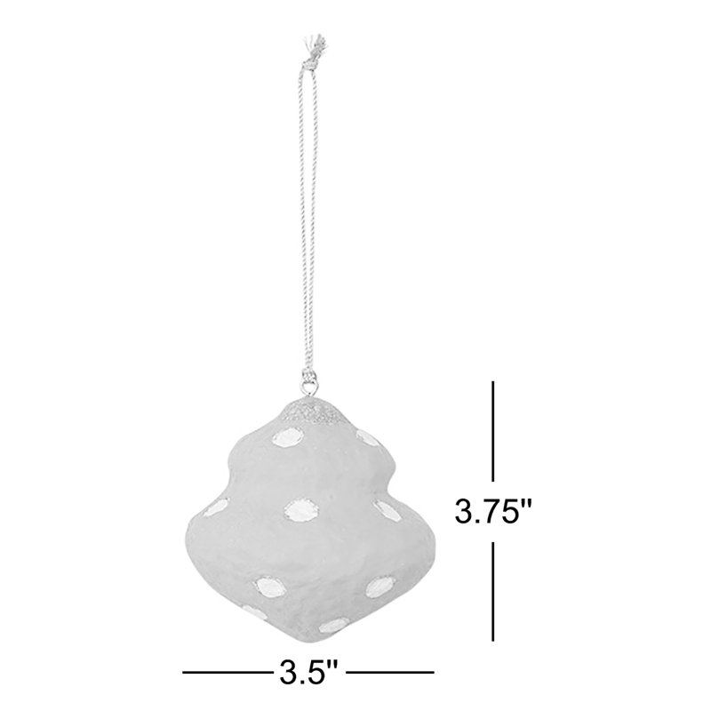 4" Handmade Holiday Ornament