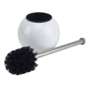 simplehuman Toilet Plunger and Brush Set White