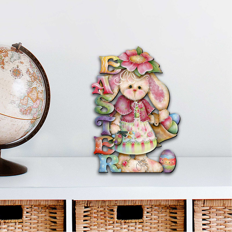 Manufactured Wood Easter Decoration