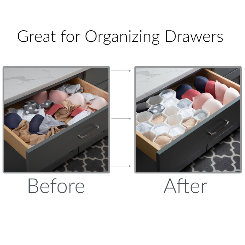  Adjustable Drawer Organizer