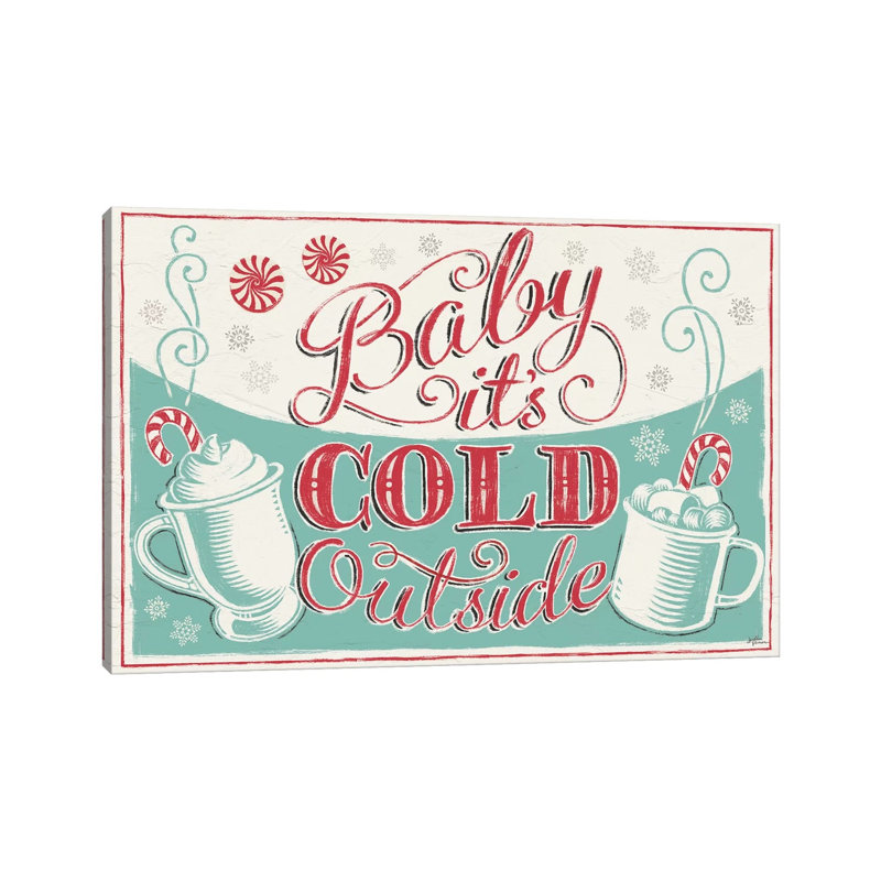 Merry Little Christmas: Baby It''s Cold Outside by Janelle Penner - Wrapped Canvas Print, 66.04 cm H x 45.72 cm W x 1.91 cm D