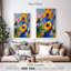 Harnek tournesols dans un vase bleu-106971748